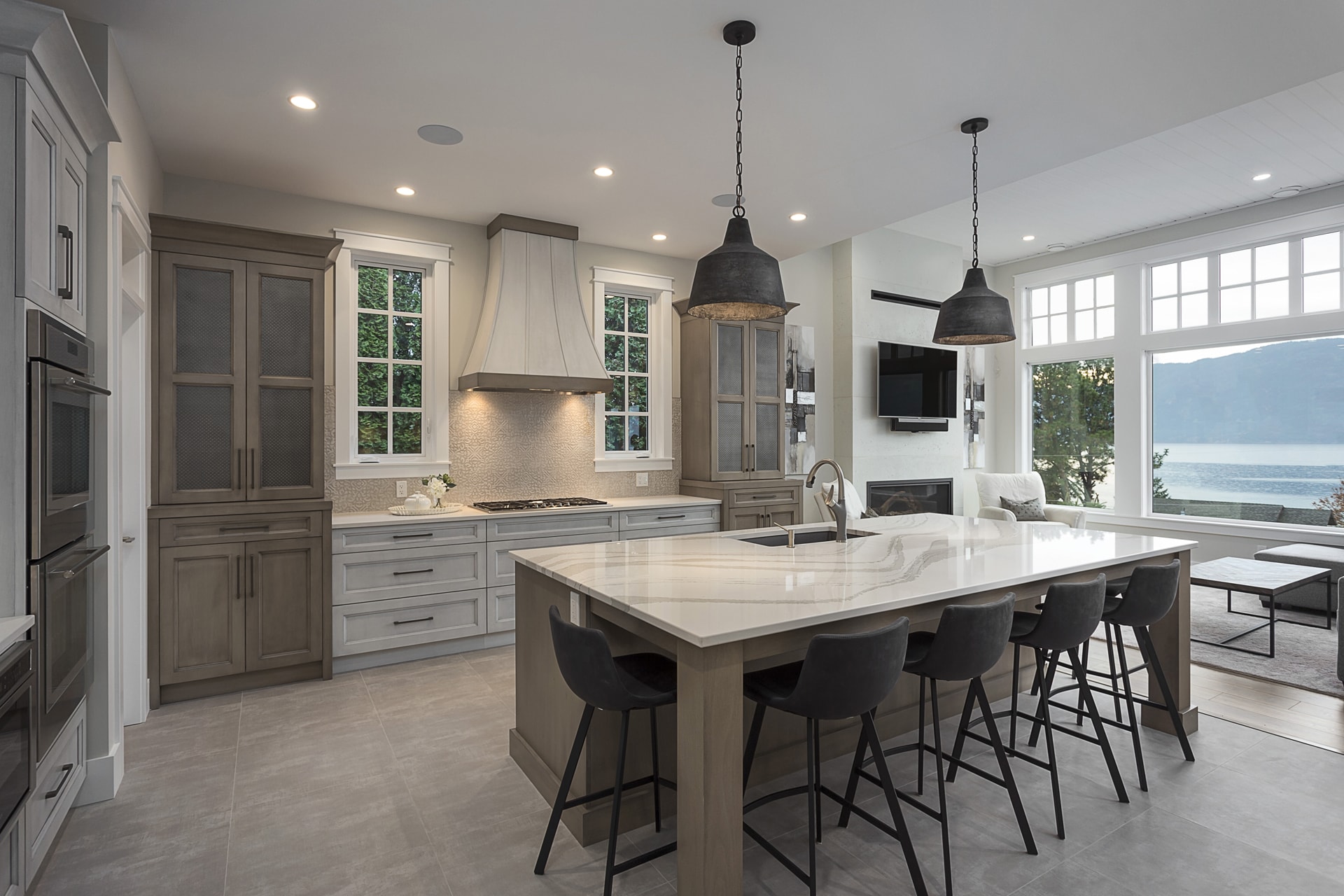 Lakeside Transitional Kitchen Project • Legacy Kitchens Kelowna